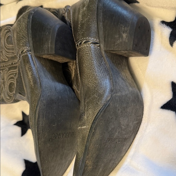 Durango Women's Embroidered Heeled Boots - Gray - Picture 4 of 4